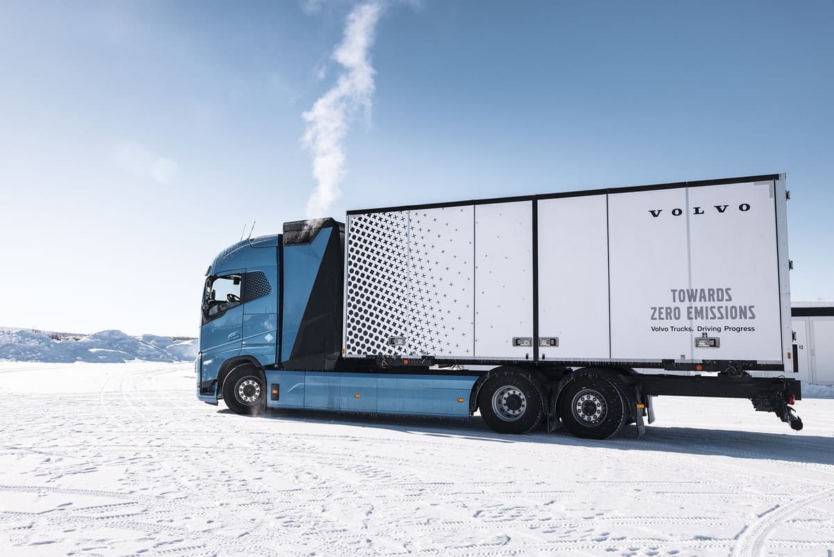 Volvo has put its hydrogen-powered fuel cell trucks to test on public roads for the first time