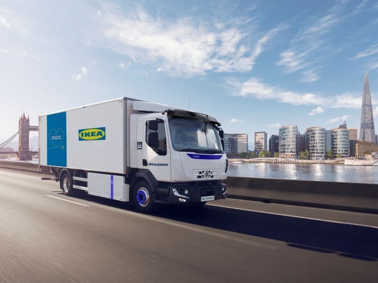 Wincanton selects Renault Trucks as part of multimillion pound investment in electric vehicles for IKEA