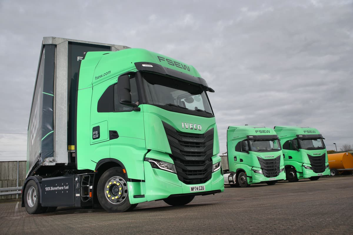 South Wales haulier FSEW has replaced its final four diesel trucks with new IVECO S-Way Natural Gas vehicles
