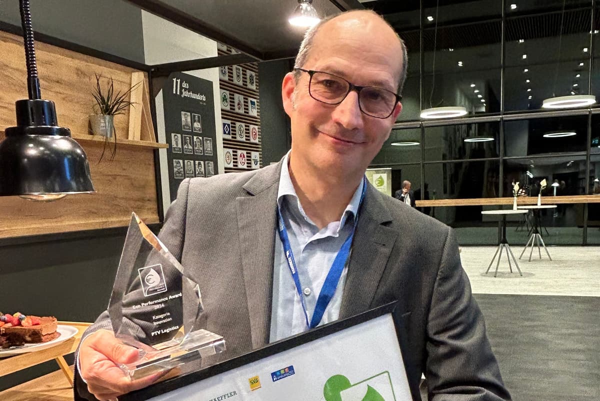 PTV Logistics wins Eco Performance Award for the groundbreaking PTV EV Truck Route Planner