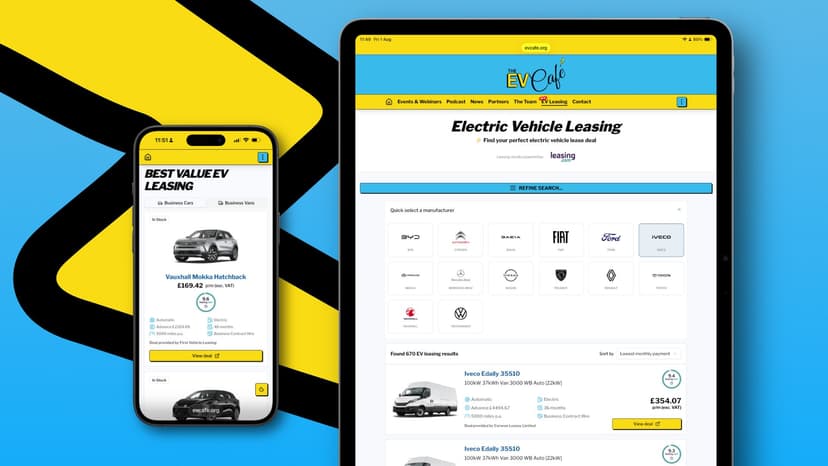 The EV Café and Leasing.com Launch First Electric-Only Leasing Comparison Platform