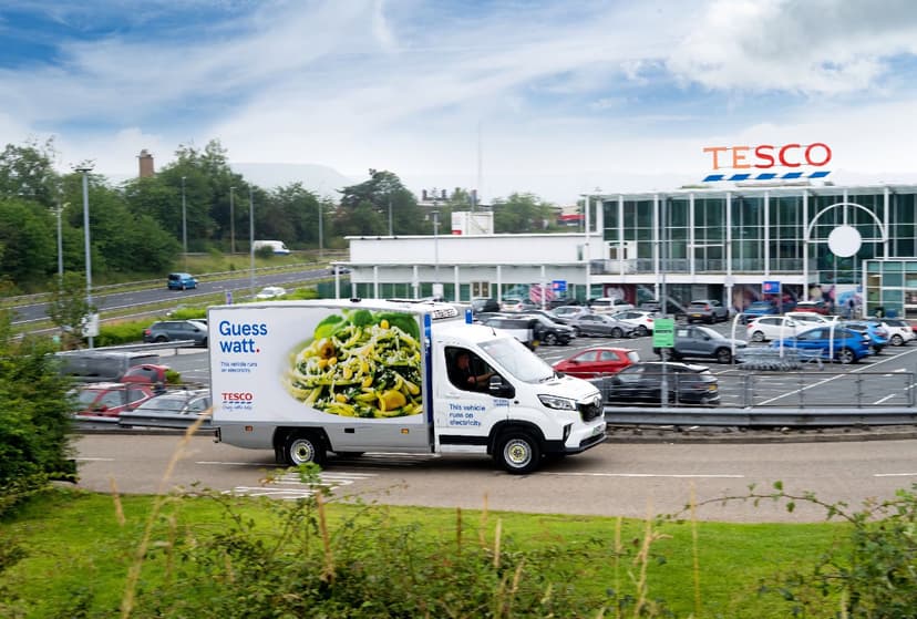 MAXUS powers ahead with record 750 eDELIVER 9 order for Tesco