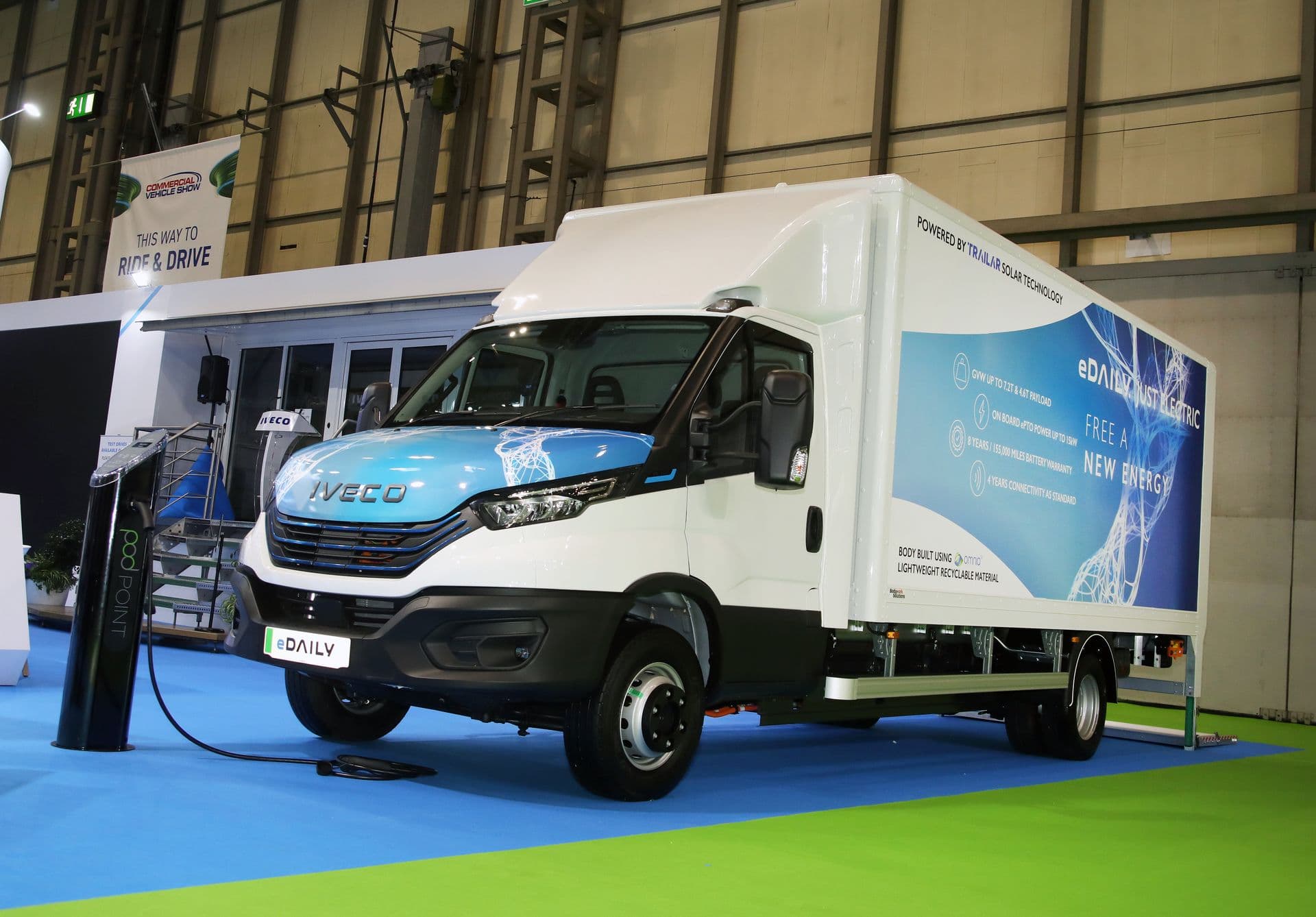 New IVECO eDaily sets new standards for electric LCVs at the country’s biggest commercial vehicle show