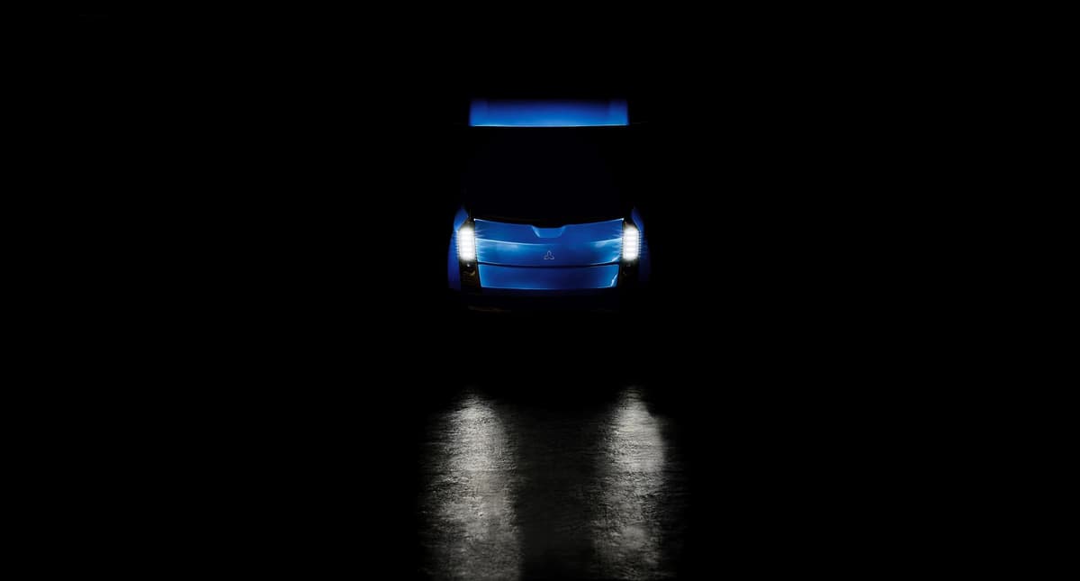 WEVC gives first look at the unique driver-focused central driving position of its eCV1 3.5-tonne prototype light electric commercial vehicle