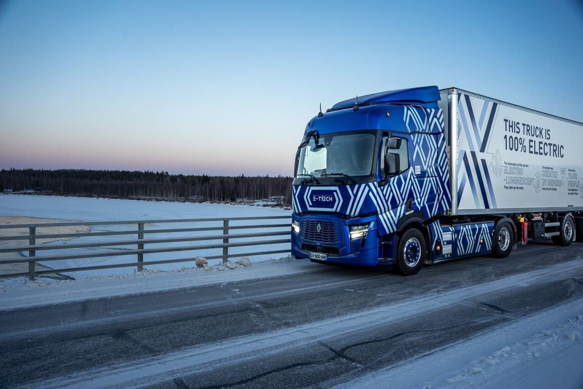 In Finland's extreme cold, the Renault Trucks E-Tech T Diamond Echo defies preconceptions