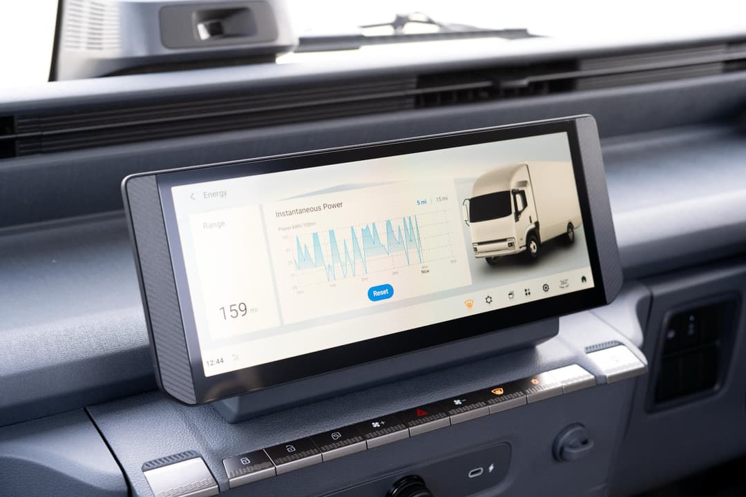 eDELIVER 75 Electric dashboard