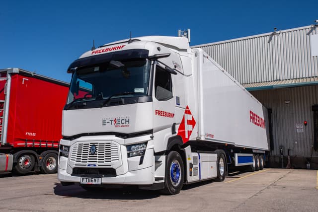 Freeburn Transport charges ahead with first Renault Trucks E-Tech T in Northern Ireland