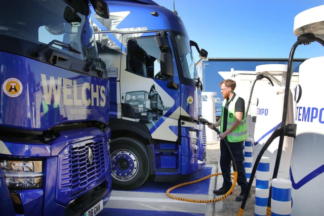 Welch's Transport powers up Cambridge site with new megawatt eHGV charging hub